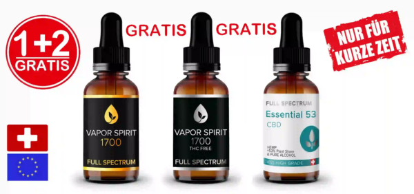 Vollspektrum CBD Öl 18% Gold & Silber Vorteils-Set