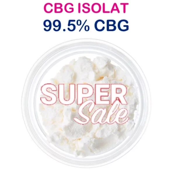 CBG Isolat Cannabigerol Schweiz – 99.5% Rein