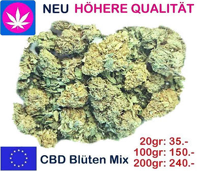 CBD Blüten Mix Europa – Mischung aus Cannabis