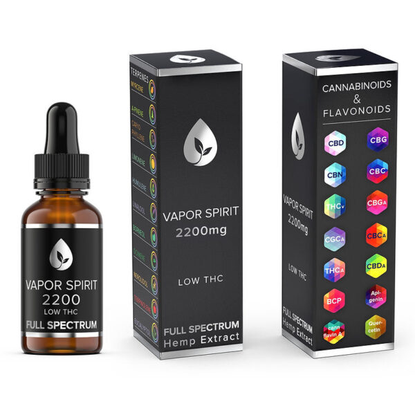 Vollspektrum CBD Öl Low-THC 22,7% 10ml + Hanf-Extrakt 10ml Set