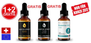Vollspektrum CBD Öl 12% Gold & Silber Vorteils-Set