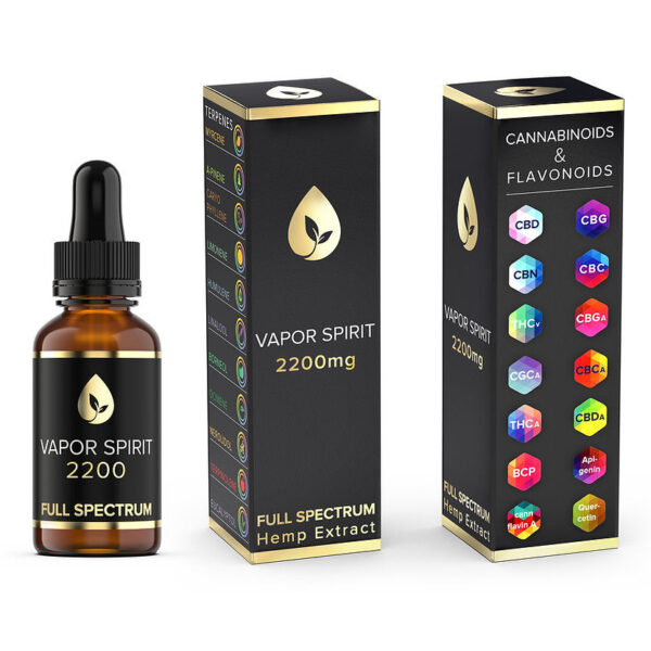 Vollspektrum CBD Öl 23,2% 10ml + Hanf-Extrakt 50ml Vorteils-Set