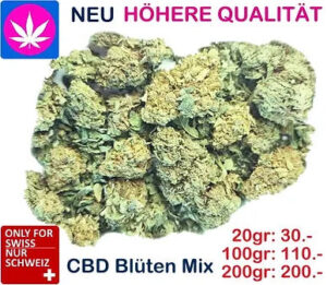 CBD Blüten Mix Schweiz Aktion