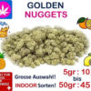 Golden Nuggets CBD Blüten Gross und klein