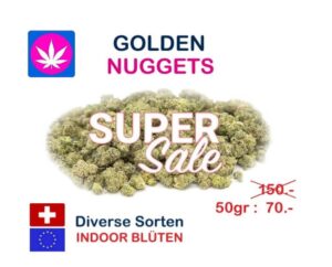 CBD Blüten Golden Nuggets Popcorn Indoor