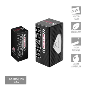 GIZEH Black Roll Slim Zigarettenpapier 4,4 mm – 5 Meter