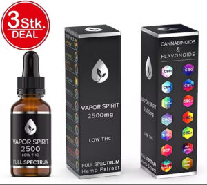 3 x Vollspektrum CBD Öl THC Frei - 25%