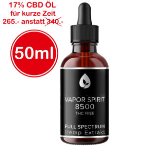BD Öl THC Frei 18.3% 50ml mit Rabattaktion – Vapor Spirit Schweiz