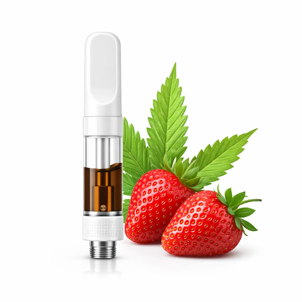 CDB Strawberry Vape Kartusche 0.5ml 47.2% CBD