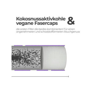 Medusa Hybridfilter Aufbau Aktivkohle und Zellulosefasern