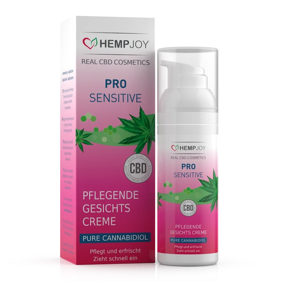 CBD Gesichtscreme mit natürlichen Inhaltsstoffen